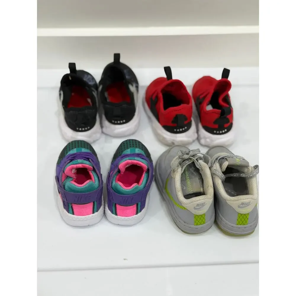 Nike Toddlers Sneakers Lot of 4 Size 6C CD7415 BQ4004